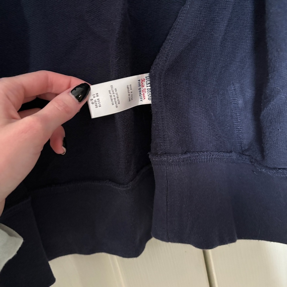 Lucky Brand Cutout Zip Hoodie - Picture 4 of 6
